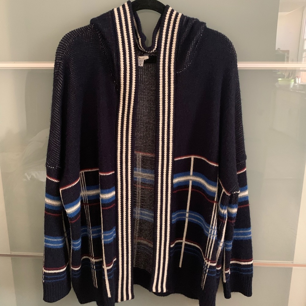 Urban outfitter oversized hooded cardigan